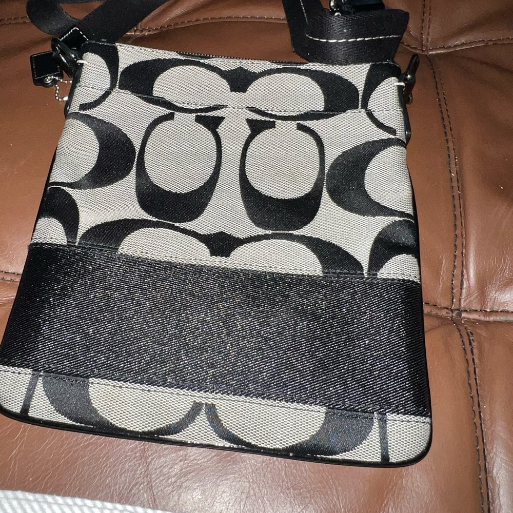 Black and Gray Crossbody Bag